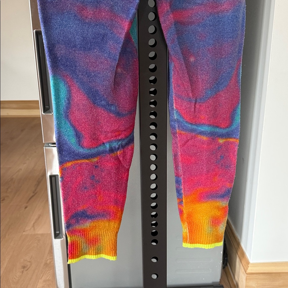 Brodie Cashmere Rainbow Lava Joggers Size M - Picture 9 of 14